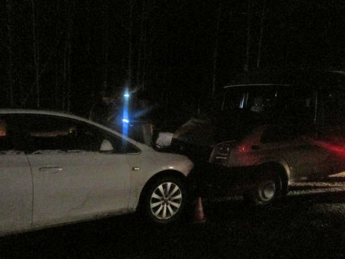 На автодороге Сыктывкар - Ухта произошло столкновение 4-х автомашин